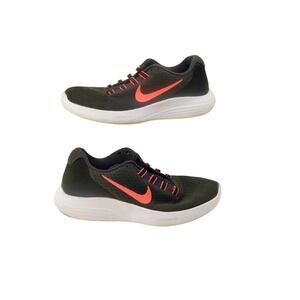 Nike LunarConverge Womens Running Shoes Black Hot Punch 852469-002 US 7.5